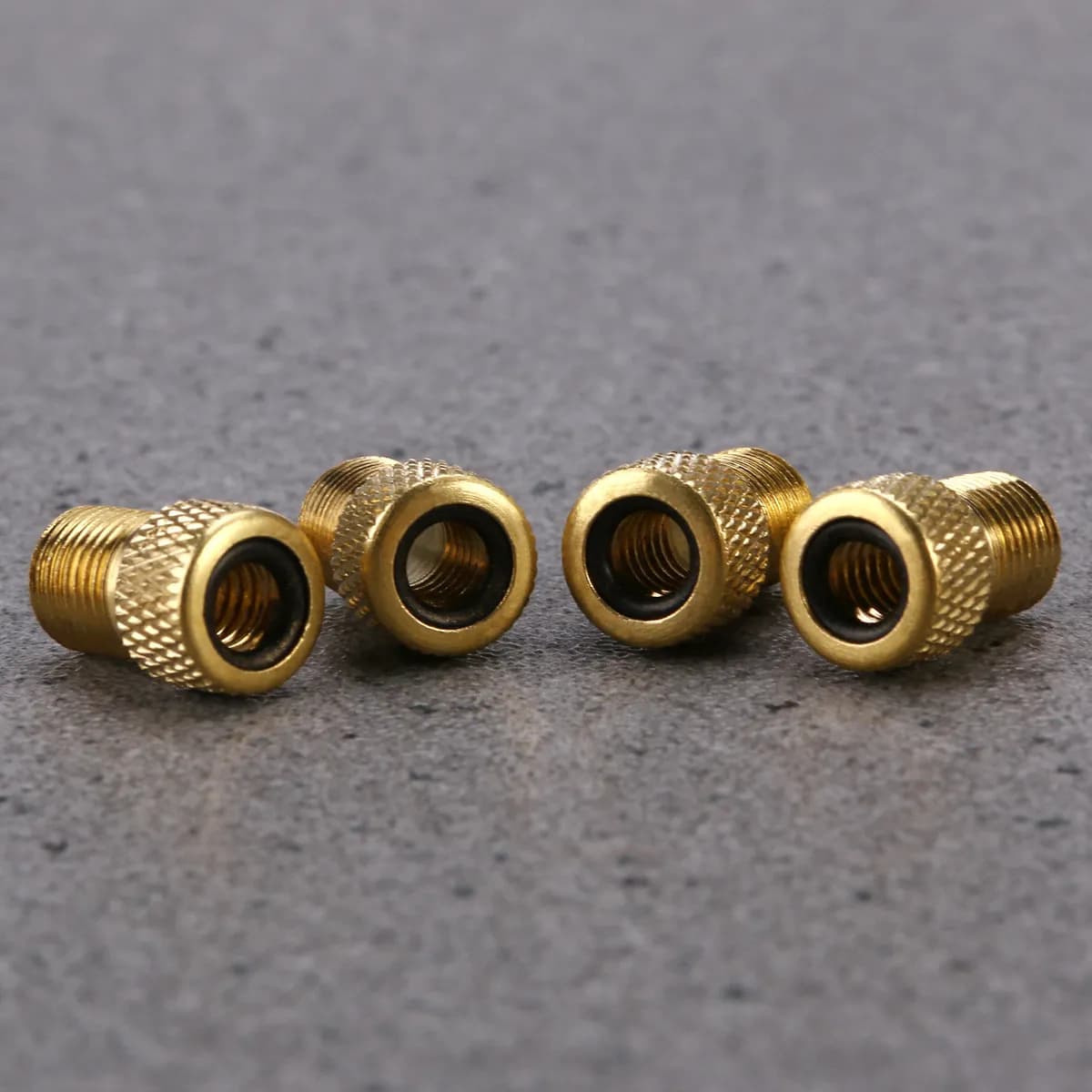 20 Pezzi Adattatore per Pneumatici Bici per Compressore Auto, Strumento di Riparazione con Attacco Francese/USA in Metallo