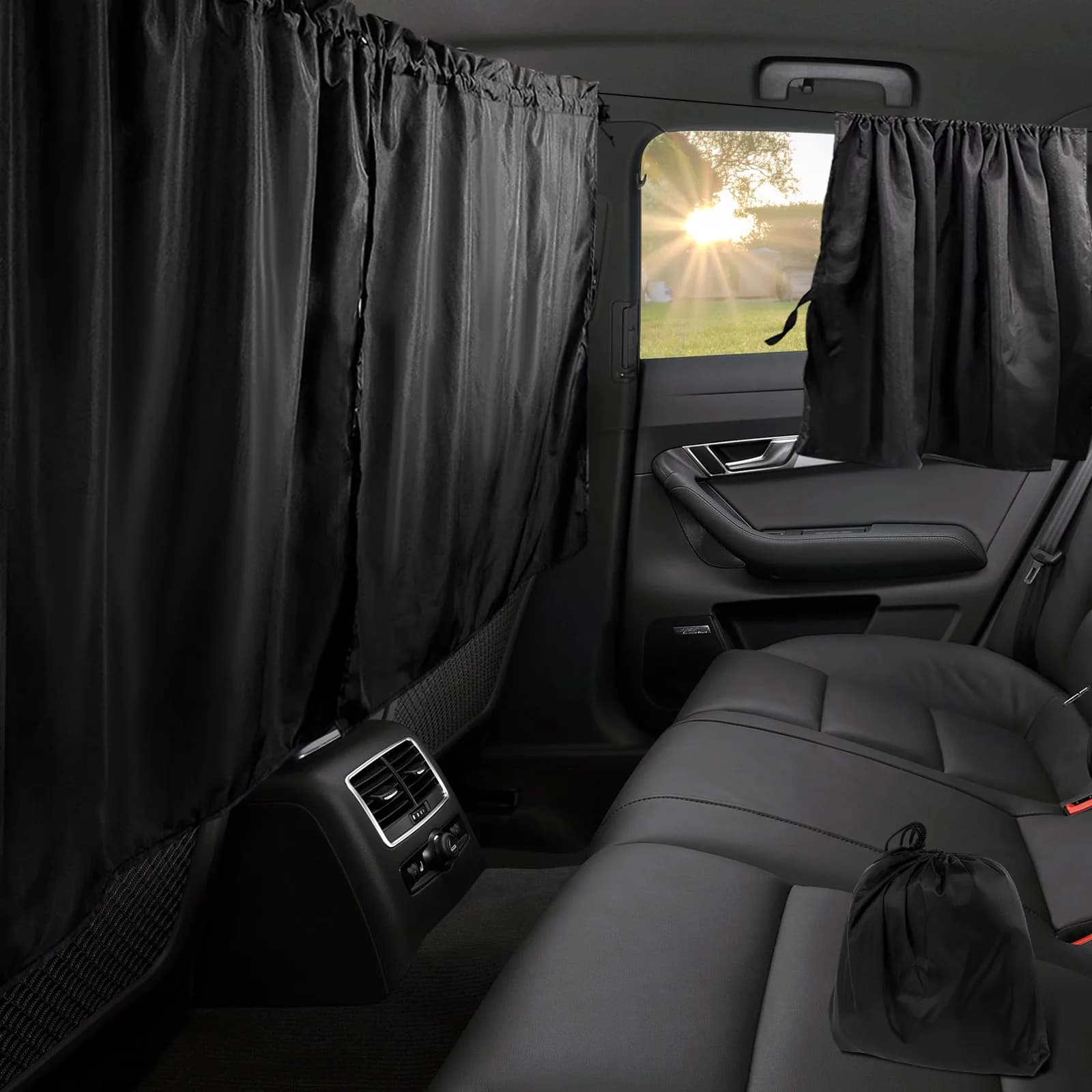 Tende per la Privacy dell'auto tenda divisoria universale per Auto tra il sedile posteriore tende oscuranti per Auto parasole per Auto coperture per finestrini laterali