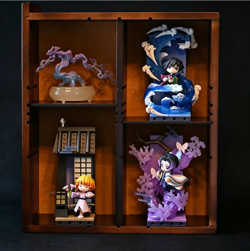 POP MART DEMON SLAYER Unwavering Resolve Arc Mystery Blind Box Unpack Surprise Anime Character Figure Collectible Set