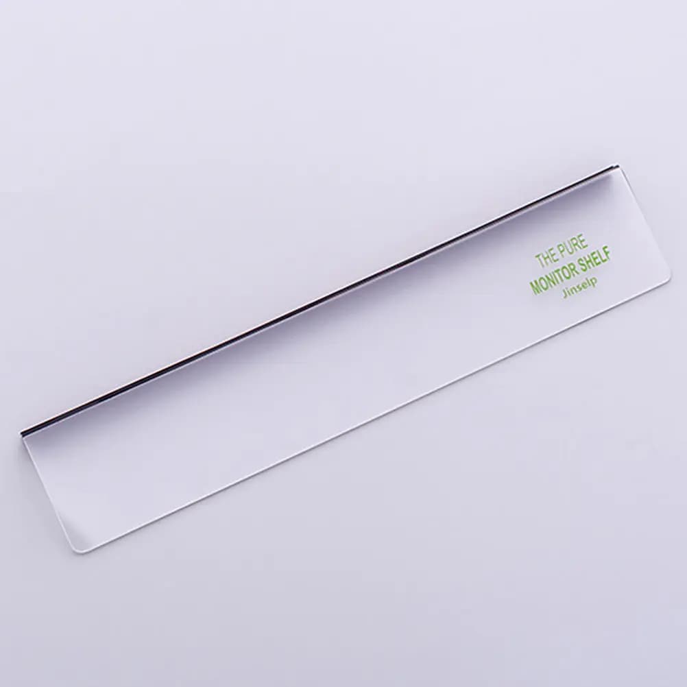 Set of 1 tab Memo Sticker for Monitor, Computer Screen Messages Support, Office Notes Holder, Phone Support, Message Transparent Table