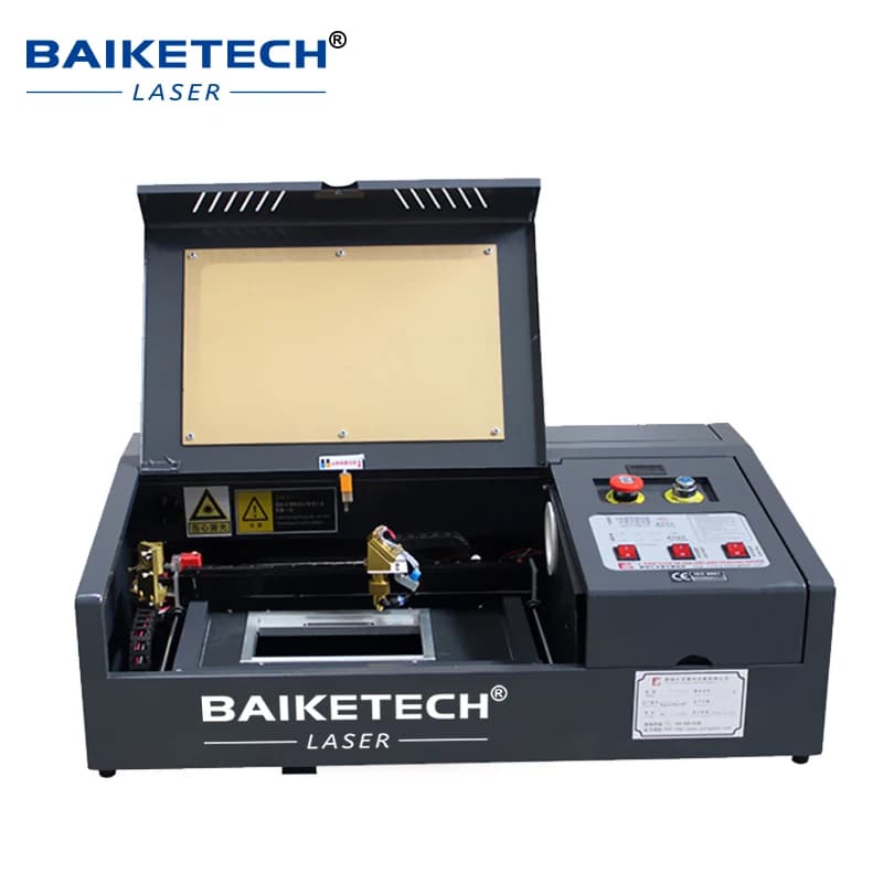 3020 CO2 Laser Engraving Machine TH‑K3020E 50w Industrial Laser Head 50W Button Control For Rubber Stamp Making Wood