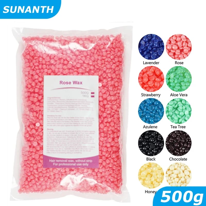 500g/1000g for machine wax beans hot foil painless wax beads hair removal Unisex