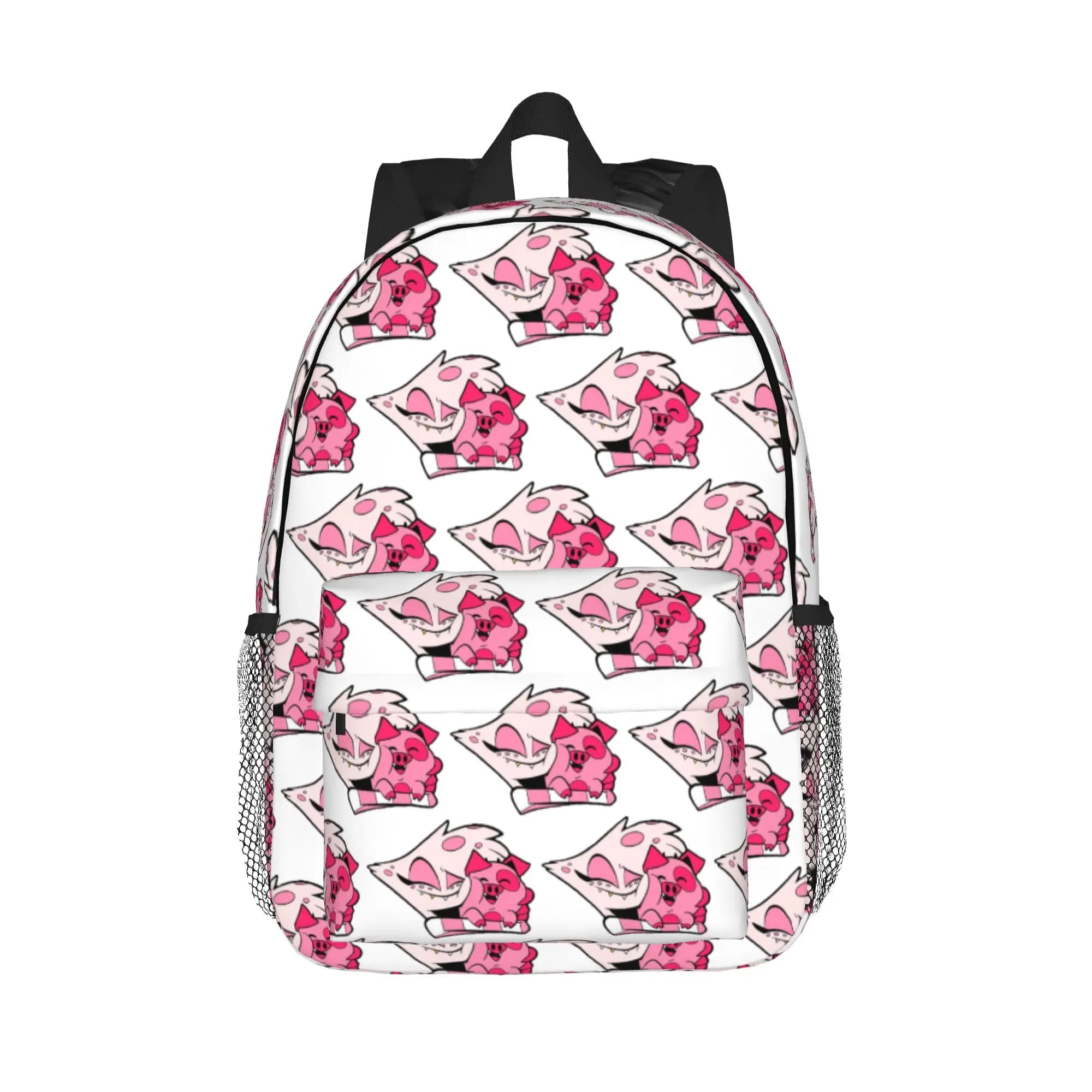 Angel Dust and Fat Nuggets Hazbin Backpack Hot Sale Daypack Boys Girls BookBag Shoulder Bags for Men Women School Bag