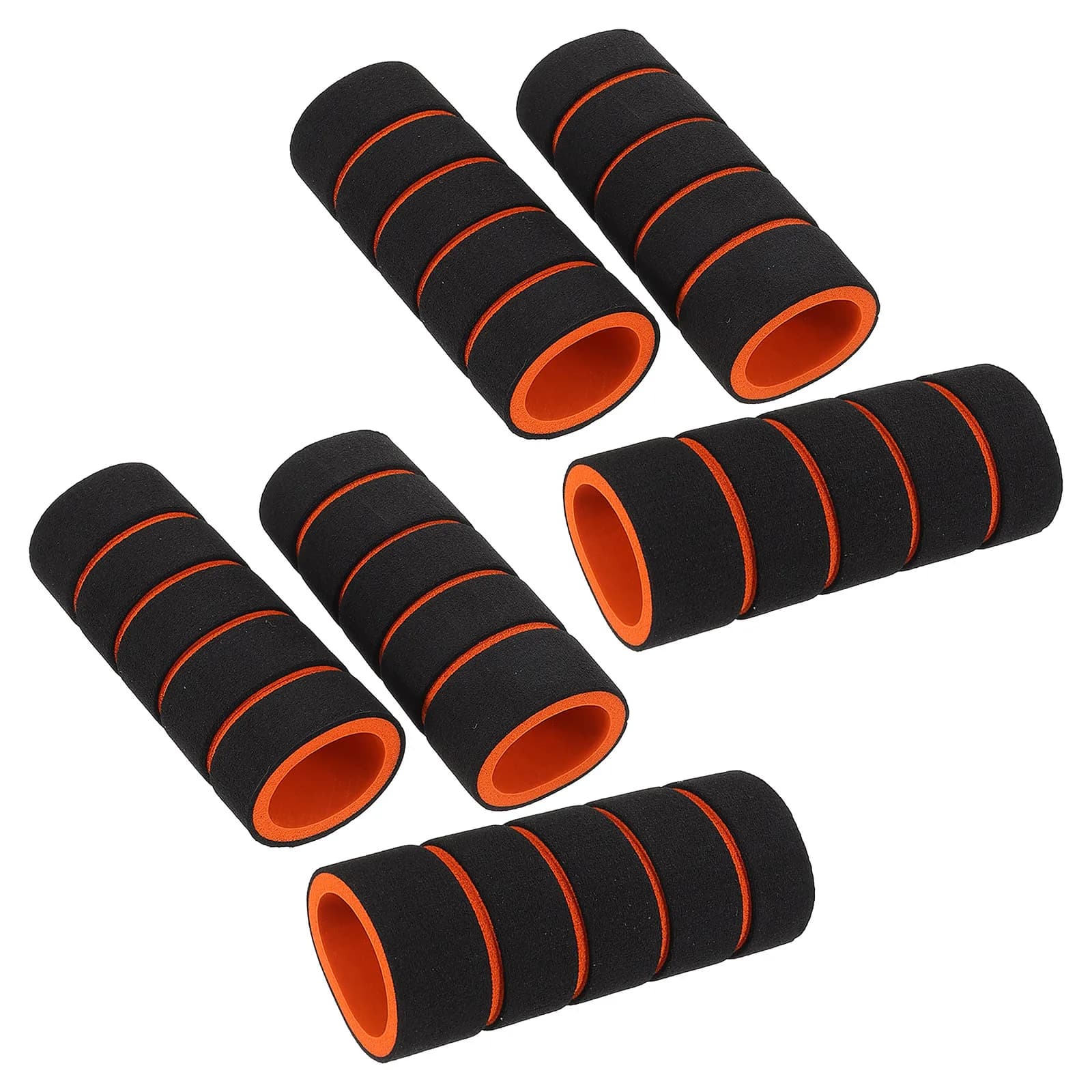 Kit of 6 anti-slip sponge handles for traction bar, door bar handle accessories, bar handle bearings and handlebar handles