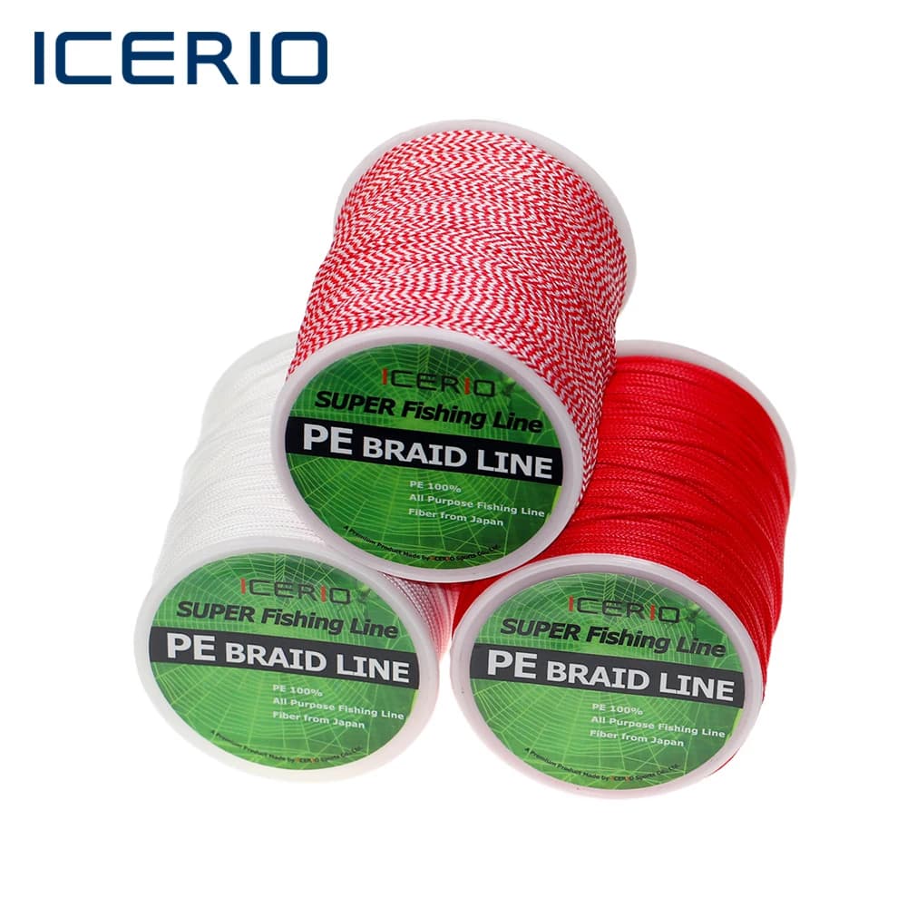 Icians 100meter PE intrecciato Assist ganci linea pesca in acqua salata Jigging Hook fai da te pesca a traina richiamo linea legata pesca subacquea