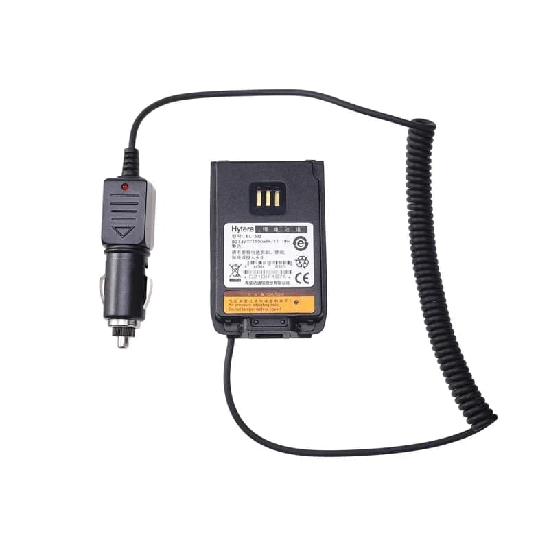 12V BL1502 Car Charger Adapter for HYT Hytera PD680 PD500 PD560 PD660 Walkie Talkie