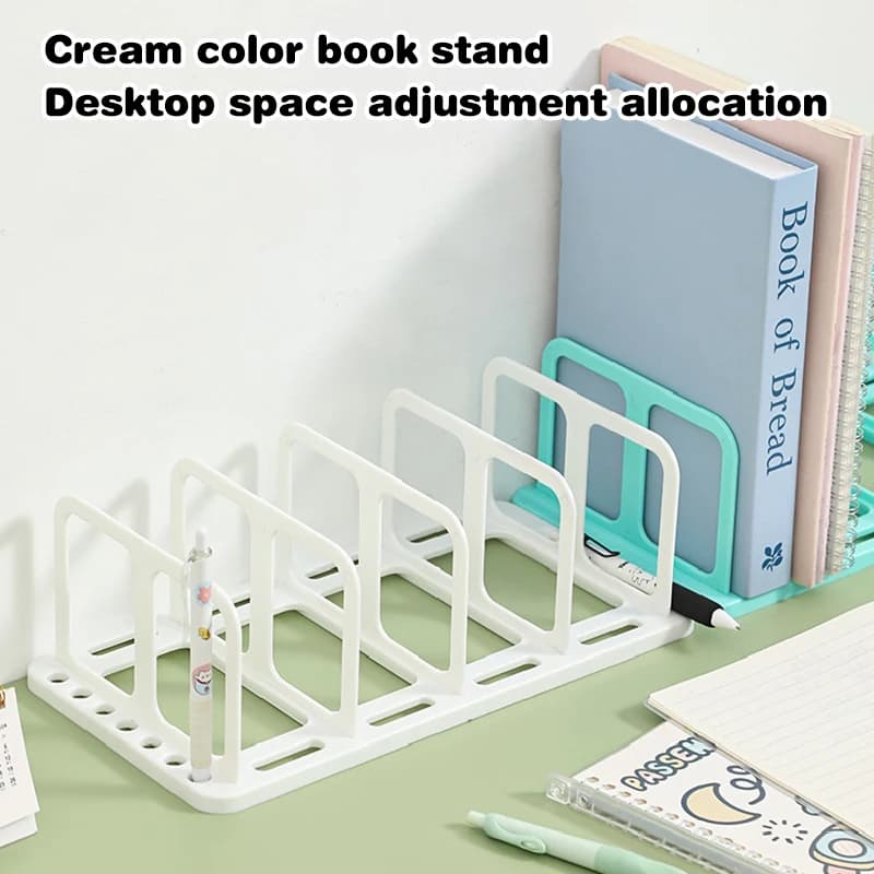 Scaffale per libri multifunzione rimovibile per riviste, scaffale per fermalibri, supporto per organizer da scrivania, scaffale per scrivania da casa