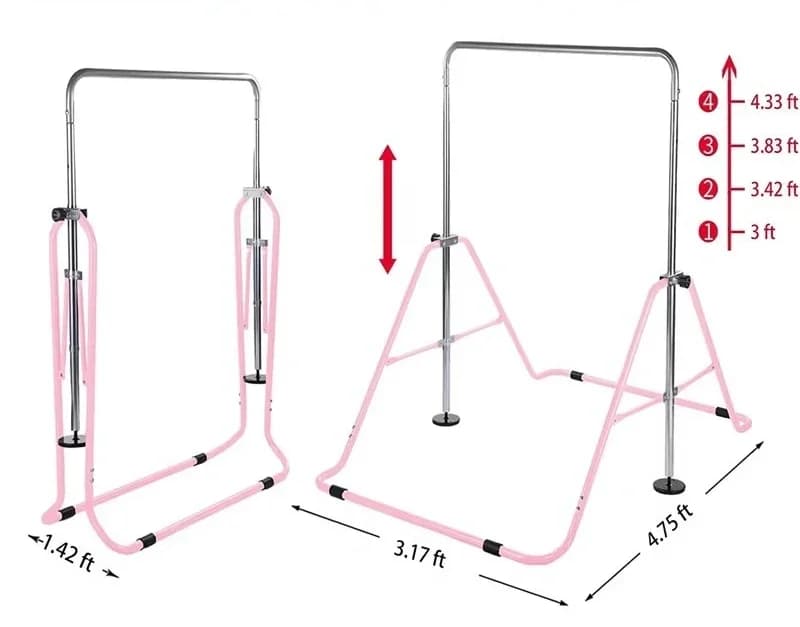 Indoor fitness equipment, horizontal bar for adults, single parallel bar for stretching and traction for children, for family home exercises