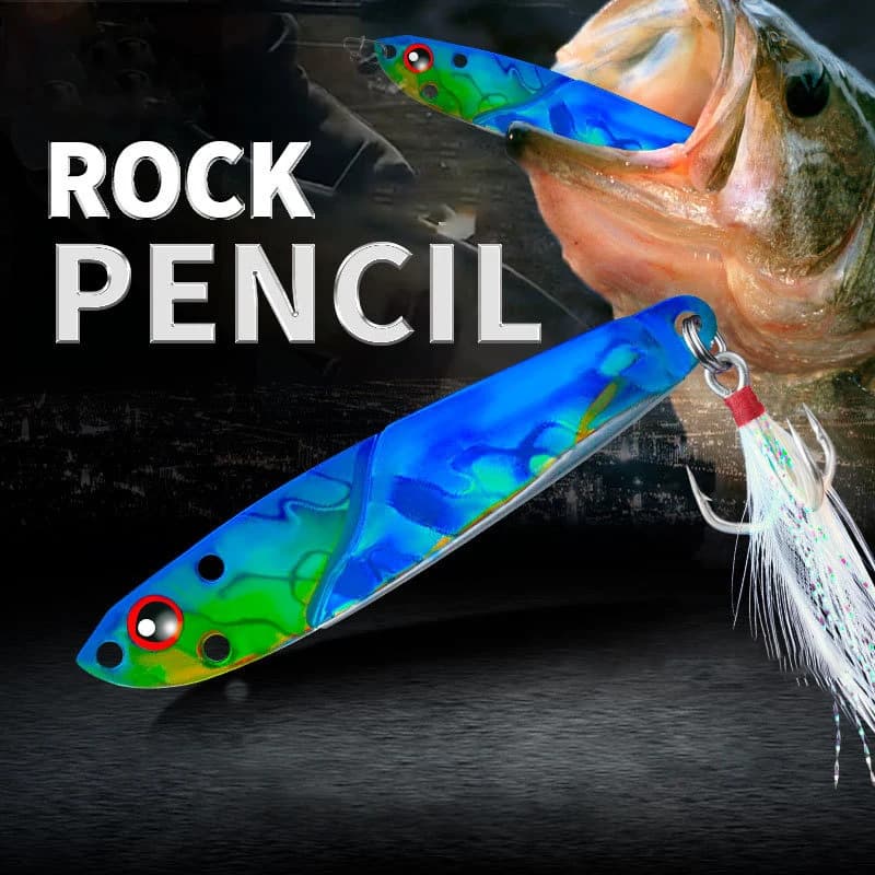 1PC Metal Jig 3D Fish Bait Affrontare Trota Shore Trascinare Cast Jigs 7g 10g 15g 20g Lento Jigging Lure Pesca in Mare Esche da pesca