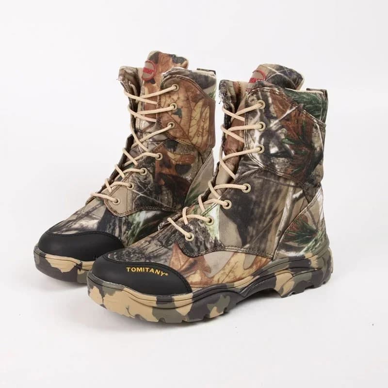 Stivali mimetici nel deserto da uomo Scarpe alte da combattimento speciali per esterni per uomo Stivali tattici per tifosi di Cs Scarpe da ginnastica da cacciatore da uomo