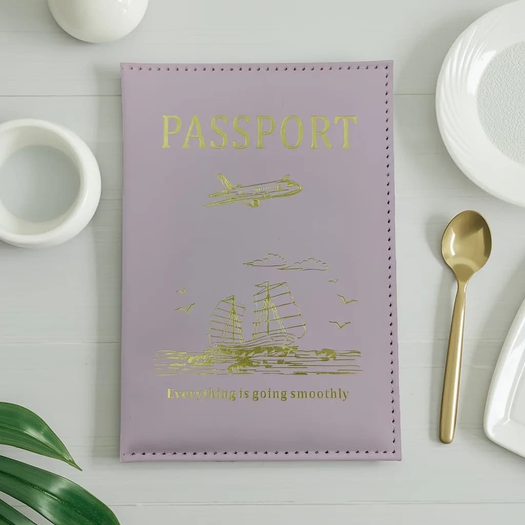Card Id Holder Slim Travel Document Holder Passport Cover Lightweight Passport Holder For International Travel Document Study