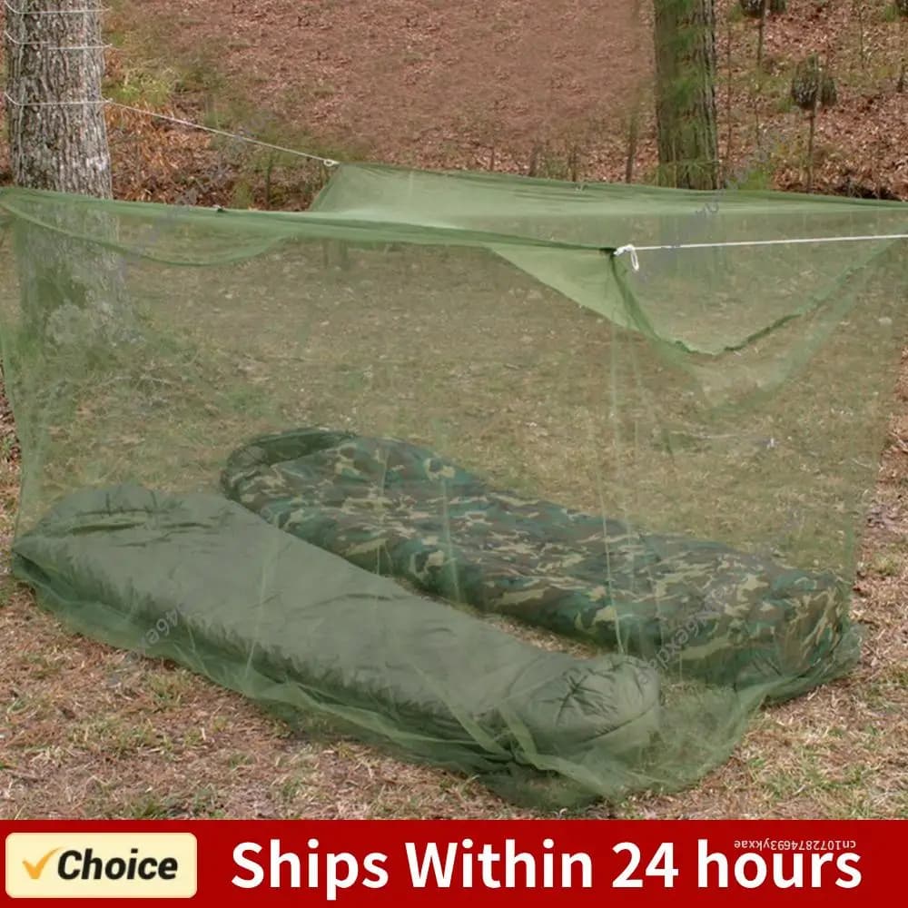 Zanzariera Portatile Pieghevole Traspirante per Campeggio, Tenda a Rete per Dormire, Ideale per Viaggi, Pesca ed Escursionismo