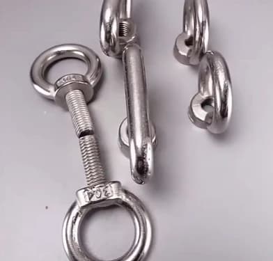 1Pcs Stainless Steel Marine Lifting Eye Screw M3 M4 M5 M6 M8 M10 M12 M14 M16 M18 M20 Ring Hooking Screw for Cable Rope Eyebolt
