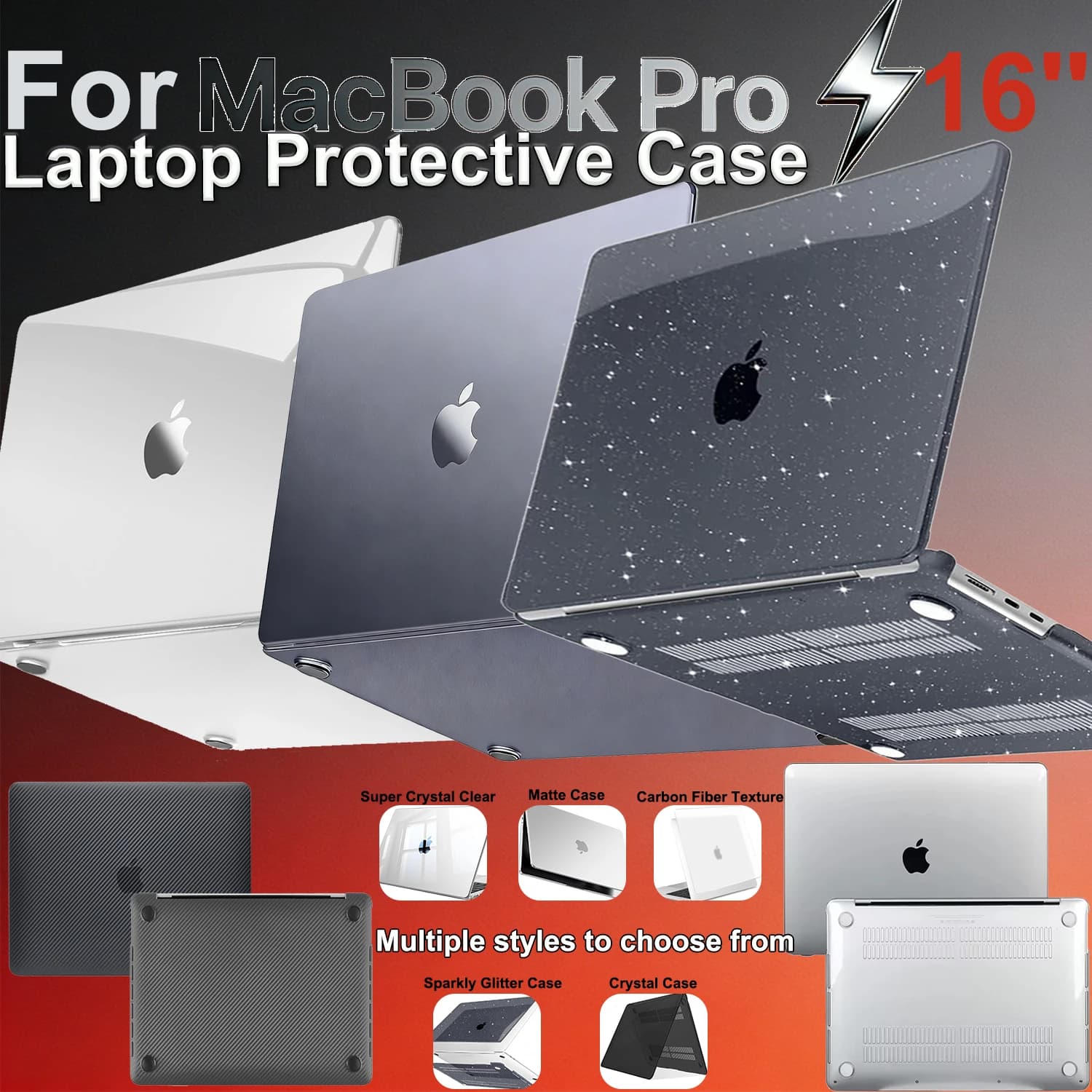 Custodia per MacBook Pro 16 pollici 2026 M4 M3 M2 M1 Pro/Max 2025-2021, Modelli A3403 A3186 A2991 A2780 A2485, Cover Protettiva per Laptop
