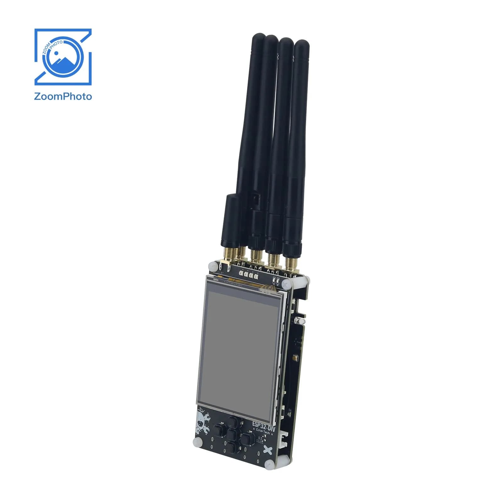 ESP32-DIV V2.0 WiFi+Bluetooth NRF24 RF Chip ESP32 Development Board Handheld Wireless Analysis and Testing Tool (Long Antenna)