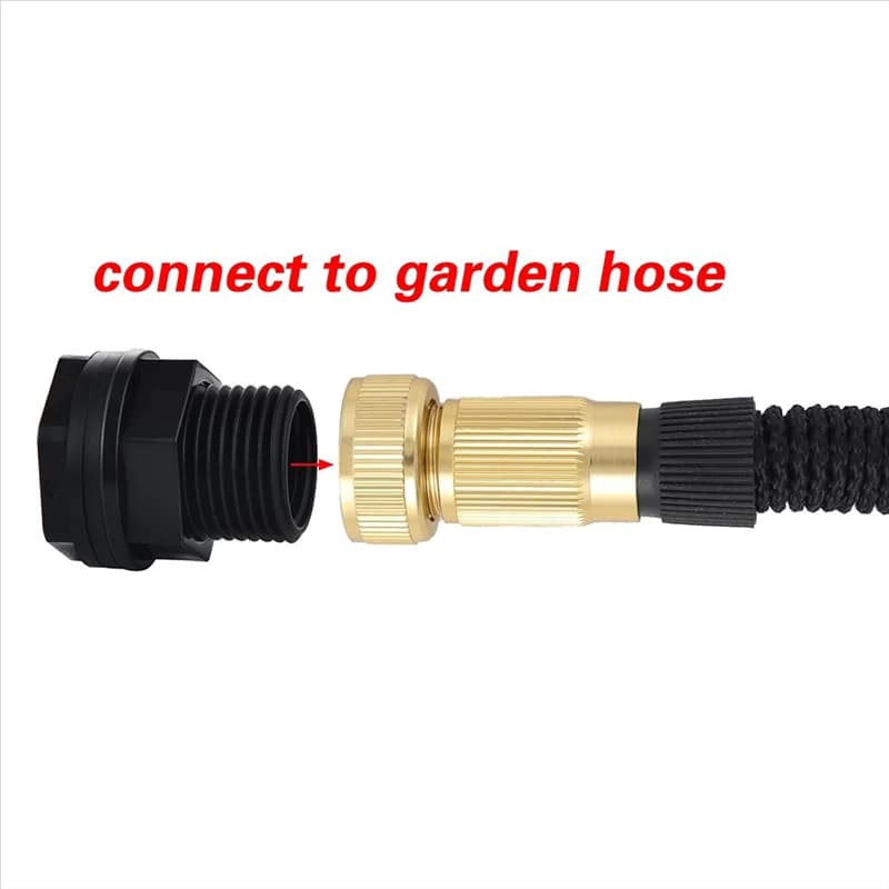 AB41-10Pc Raccordo per paratia, Tubo da giardino filettato 3/4In Maschio Ghtx1/2In Femmina NPT Doppio filettatura Paratia Connettore del serbatoio dell'acqua