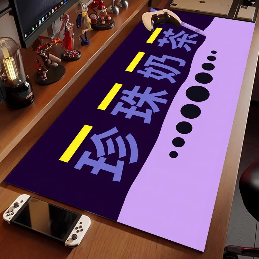 Tappetino per mouse da gaming in gomma Milk Tea 1200x600, accessori per scrivania, tappetino grande 4mm, super grande con bordi cuciti, tappetino per tastiera da gamer.