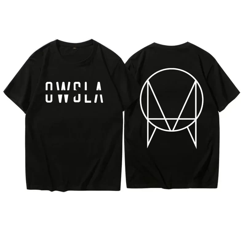 OWSLA Skrillex Ssk Vac Thailand s20 Electronic Syllables Comfortable casual High quality short sleeve pure cotton men's T-shirt