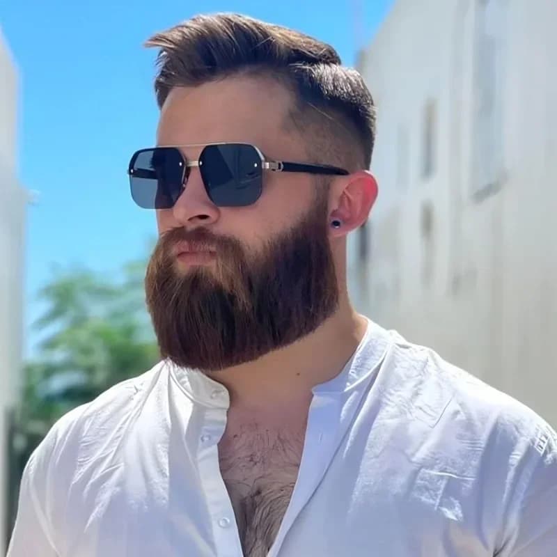 1 paio di occhiali da vista europei e americani di alta gamma, occhiali da sole alla moda per uomo e donna, resistenti ai raggi UV