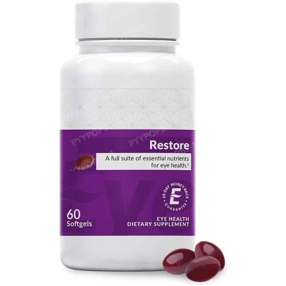 Supplement for Eye Health, 60 Softgel, 30 Day Supply, Omega 3 with Zeaxantina, Lutein, EPA DHA Fish Oil, Vitamins
