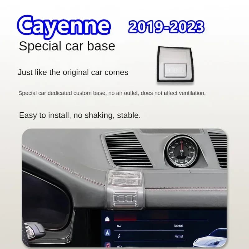 2019-2023 Per Porsche Cayenne Coupe Supporto per telefono cellulare Caricatore wireless Supporto per auto Staffa di navigazione Supporto GPS