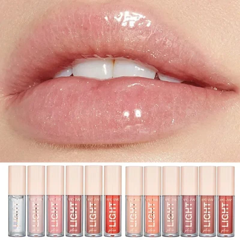 Lucidalabbra balsamo per le labbra a lunga durata rossetto liquido specchio Glitter lucidalabbra rossetto impermeabile cosmetici trucco Lipgloss per le donne