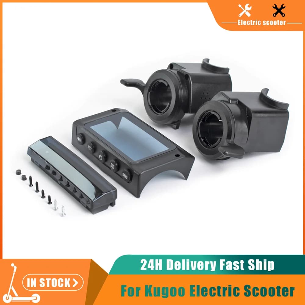 Copertura dello schermo + sinistra/destra maniglia del pollice guscio della lampada + Kit alloggiamento della lampada per KUGOO S1 S2 S3 pezzo di ricambio resistente all'usura per Scooter elettrico