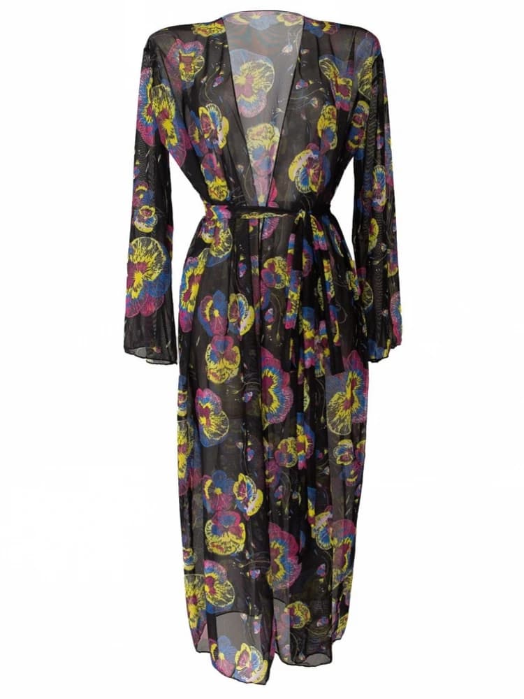 Kimono da spiaggia monopezzo per donna, copricostume avvolgente, abiti da mare, costumi da bagno, abbigliamento da spiaggia (esclusi i costumi da bagno)