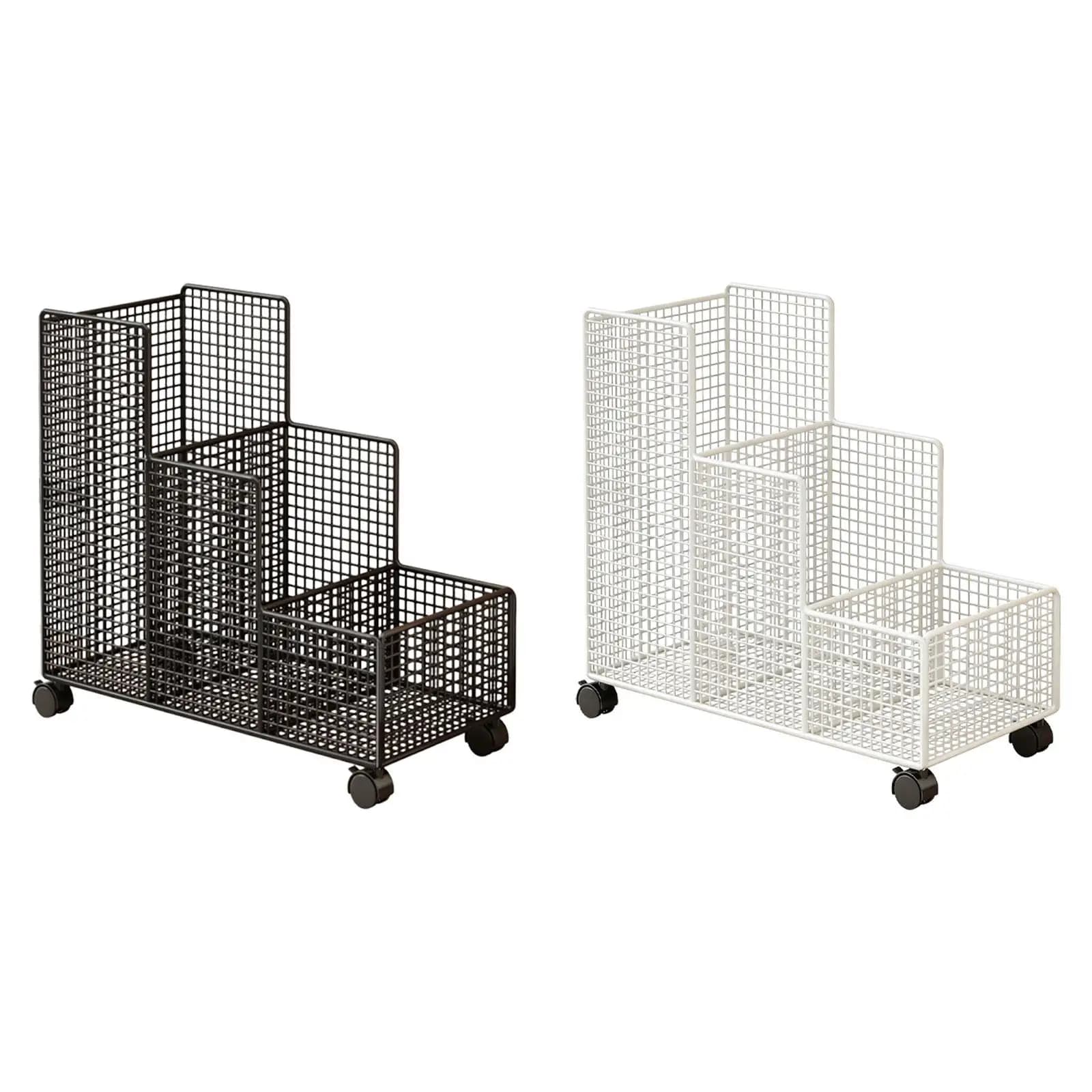 Carrello Porta Tappetini Yoga con Ruote, Organizzatore Multifunzionale per Attrezzature Fitness, per Palestra Domestica, Interno ed Esterno