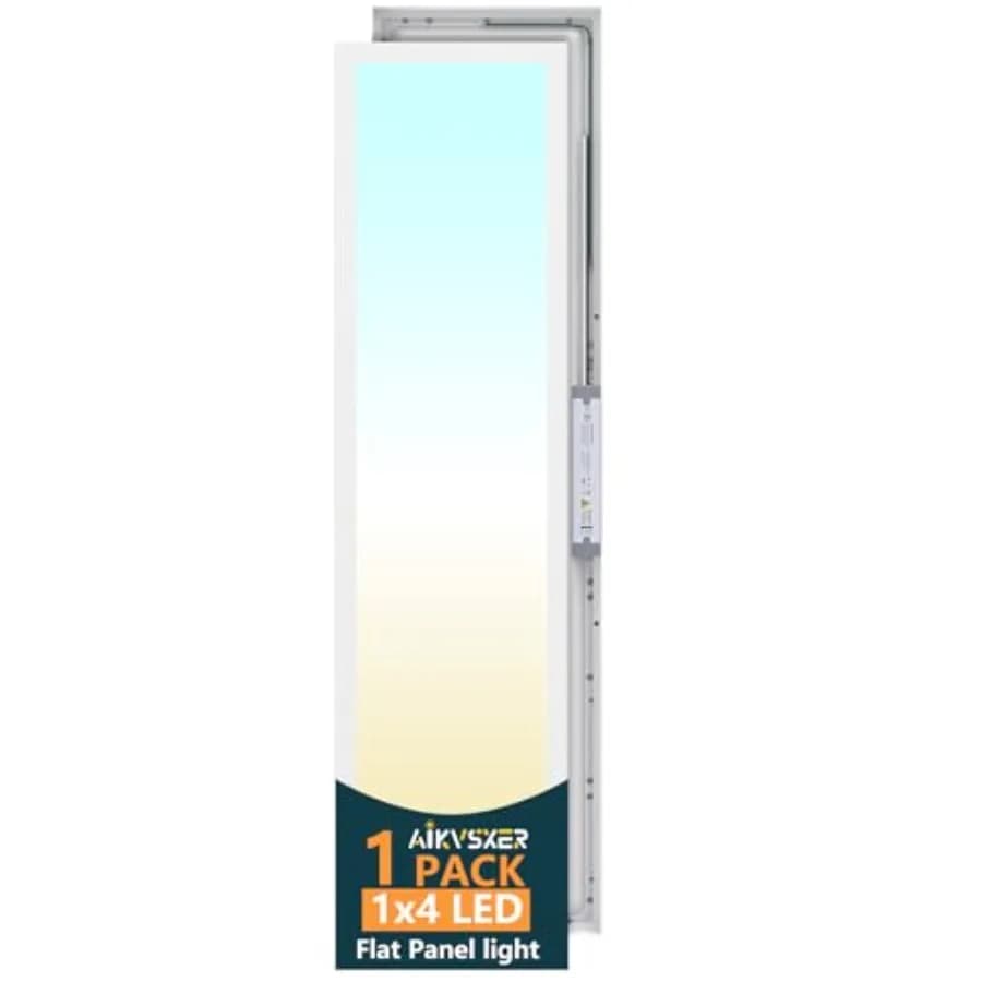 Pannello LED piatto da 50W 5500LM per montaggio a soffitto, 3CCT 00K/000K/5000K, ultrasottile, 8 pollici, dimmerabile Triac 0-100%