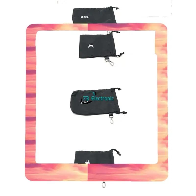 Per DJI Mavic Air 3 Drone Borsa portaoggetti per corpo RC Borsa per telecomando Fodera in lanugine Custodia da trasporto C