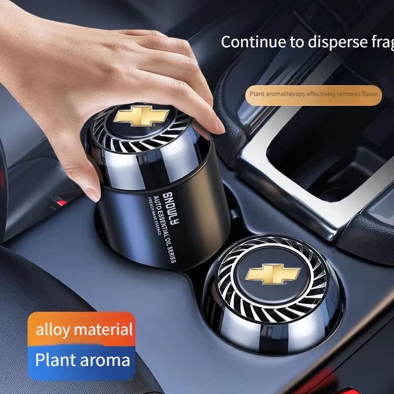 Chevrolet Car Deodorant, Solid Perfume for Glass Holders, Long Life Aromatherapy, Indoor Car Perfume
