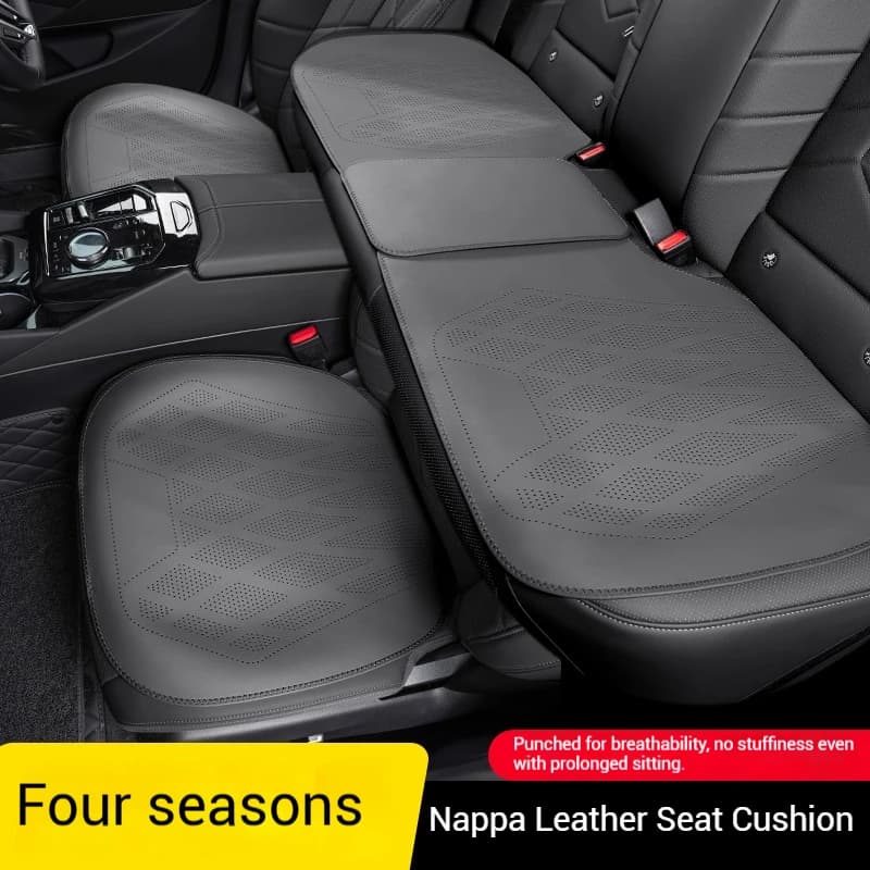 Car Nappa Leather Ventilated Seat Cushion Car Seat Cover For Chevrolet Cruze Bolt Aveo Spark Onix capti Cavalier Sonic