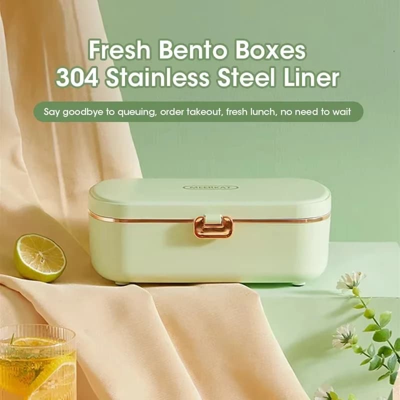 Contenitore Termico Portatile di Grande Capacità con Materiale in Acciaio Inox e PP, Borsa per Pranzo per Lavoratori d'Ufficio e Viaggiatori