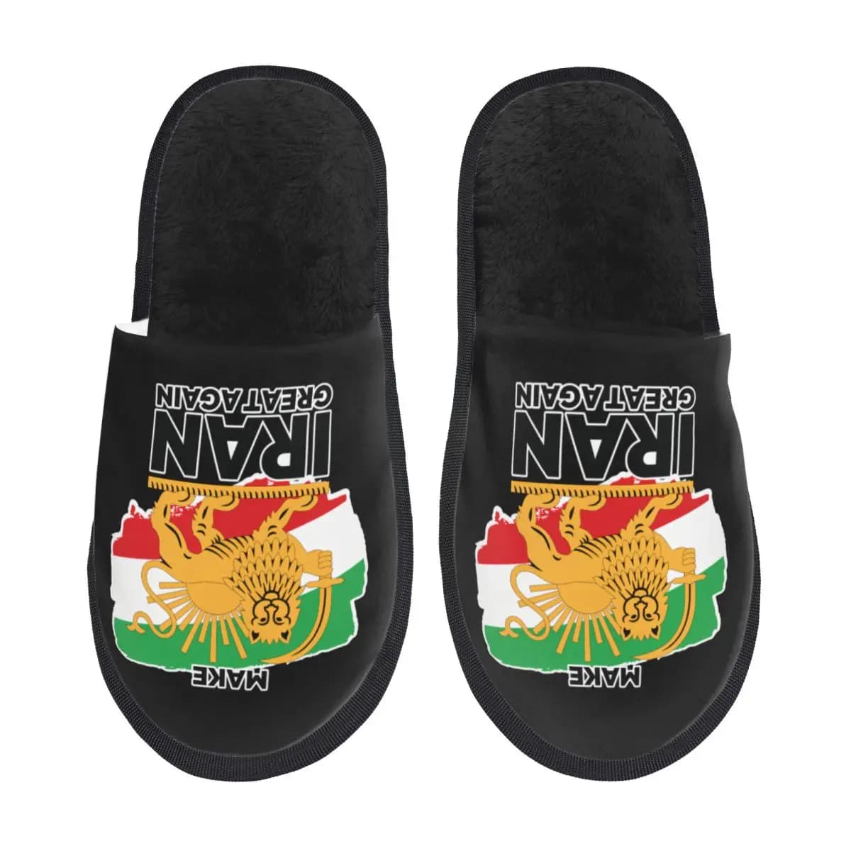 Pantofole Personalizzate 'Make Iran Great Again' per Bagno e Casa, Ciabatte da Donna
