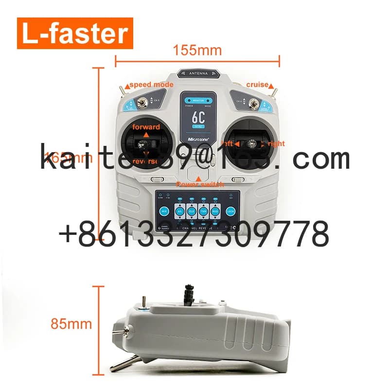24V 500W 2WD Controller motore brushless Sistema di trazione a due ruote wireless remoto per bici da falciatrice per carrello elettrico