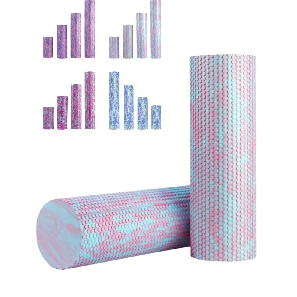 45cm EVA Foam Roller Deep Tissue Massage Portable Fitness Roller Muscle Relaxation Lumbar Support Yoga Massage Roller