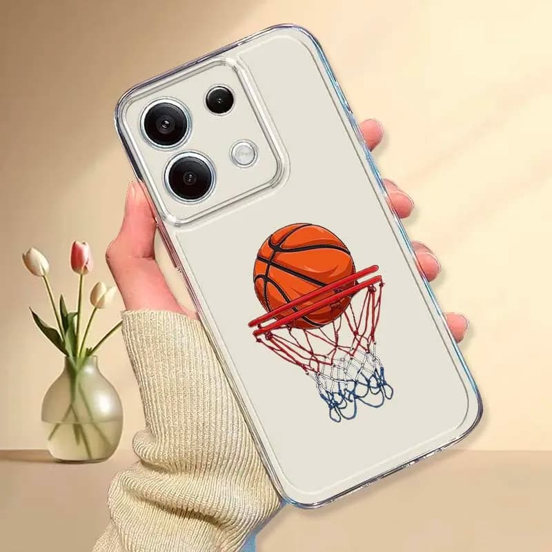Fantastic basketball theme motifs, phone case for Xiaomi Mi Poco F2 F3 F5 F6 X5 X6 X7 Pro, transparent TPU protection
