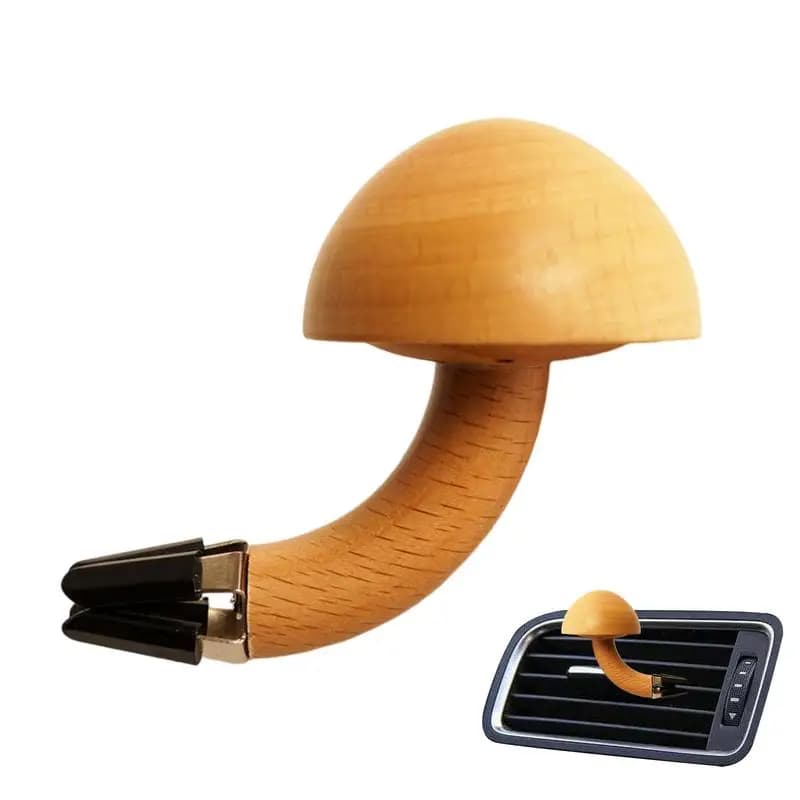 Wood vent clip hand-made fragrance diffuser of cute solid wood perfumes and natural unique air intake clip for automotive interiors