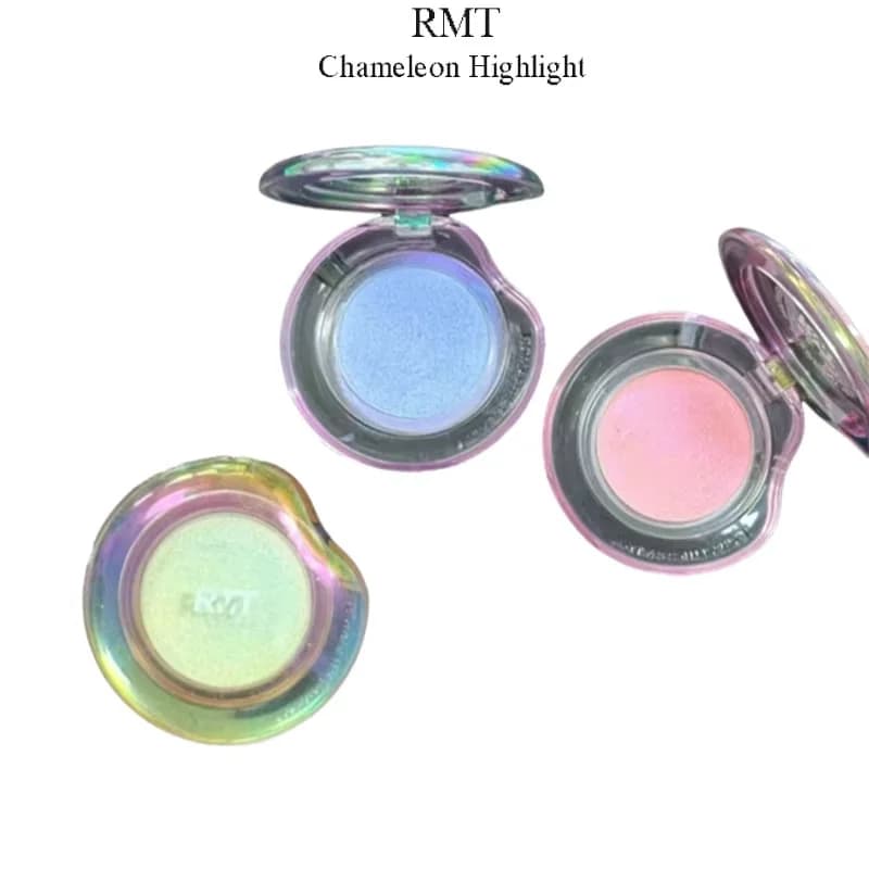 Illuminante RMT Camaleonte Glitterato ad Alta Lucentezza, Pigmento Diamantato Metallico per Viso e Corpo, Cosmetico ROMATIC per Trucco