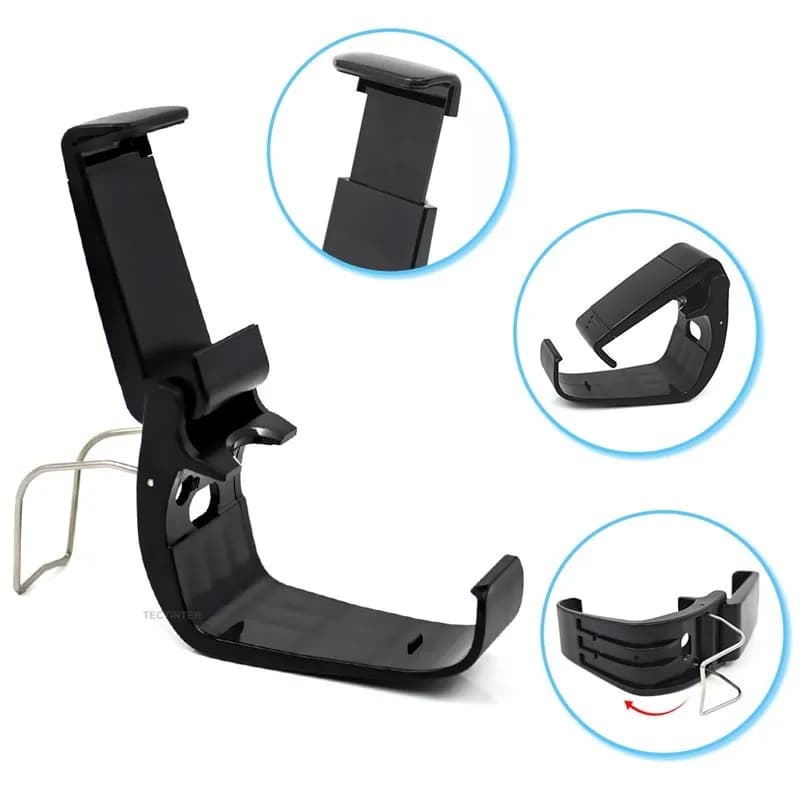 Support for mobile phone clip compatible with handle bracket for Xbox Series SX controller support for Xbox Series S/X gamepad