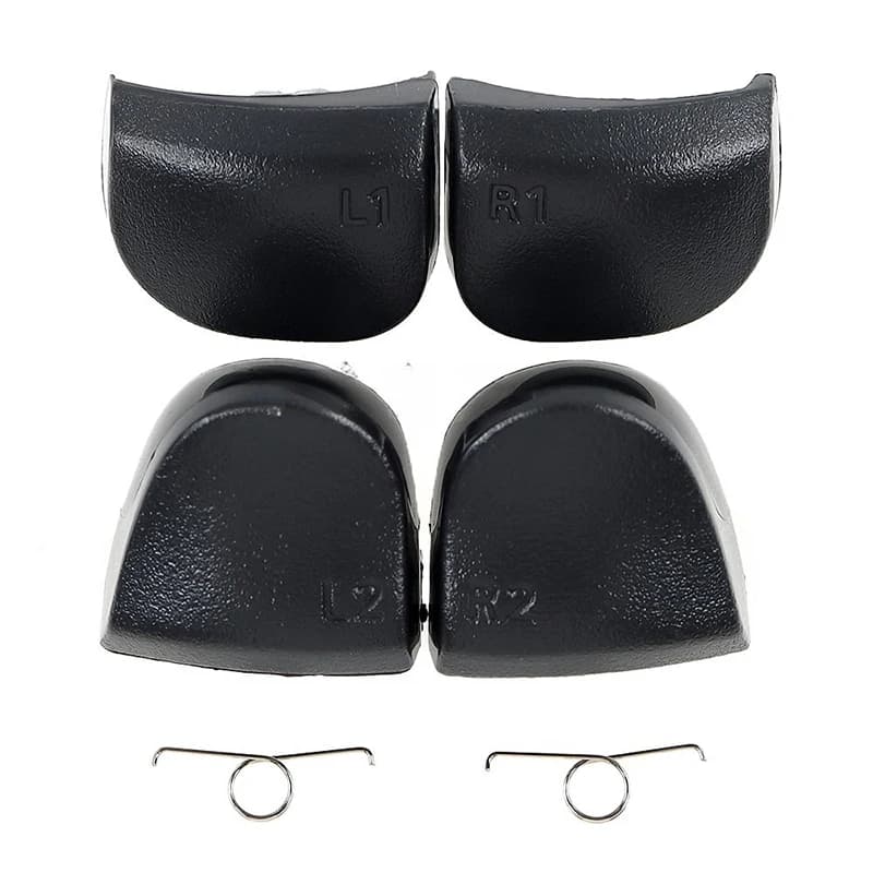 YuXi 1SET per PS5 1.0 accessori di riparazione 1 2 pulsanti a conchiglia in plastica pulsanti chiave a grilletto pulsanti di ricambio per Controller molla chiave