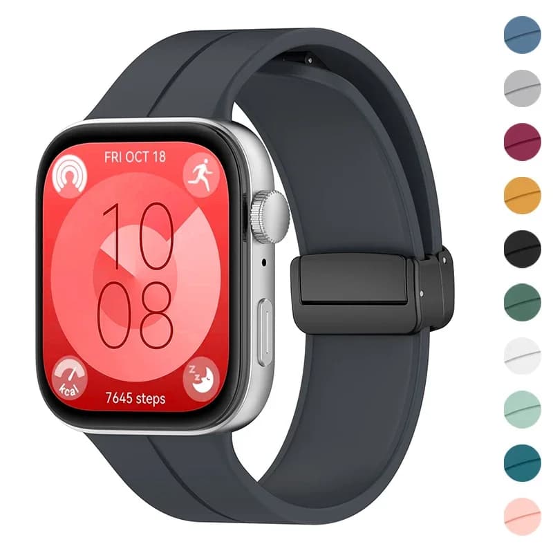 Anello magnetico per Huawei Watch Fit 3 Accessori cinturino Bracciale Correa di ricambio in silicone per Huawei watch fit3 Fit 3 Band