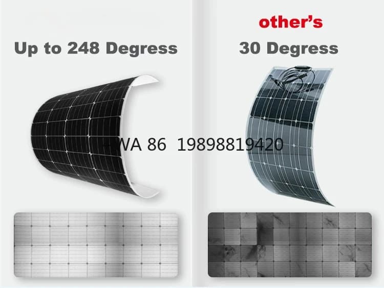 Pannello flessibile ad alta efficienza Pannelli solari a film sottile monocristallino portatile ad ampia potenza da 500 W