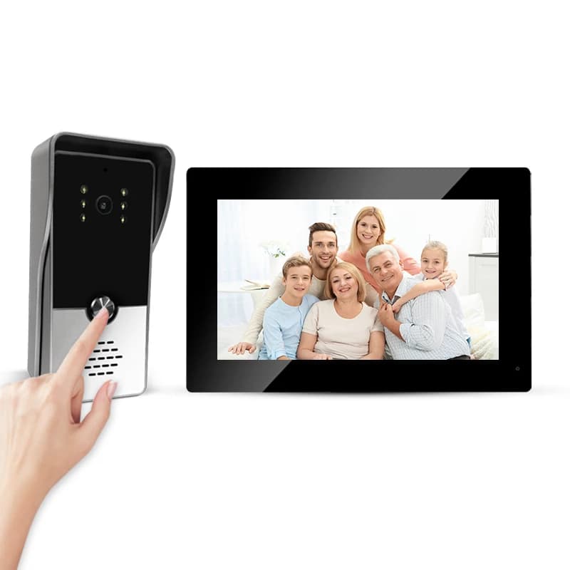 Sistema citofonico videocitofonico durevole OEM a 4 fili Videocitofono economico impermeabile IP65 per la casa della villa