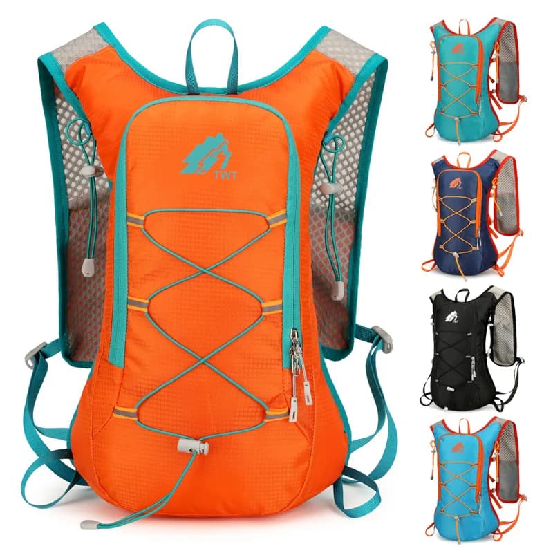 15L Cycling Backpack Outdoor Hiking Mountaineering Double-Shoulder Bag Bicycle Running Hydration Travel Bag