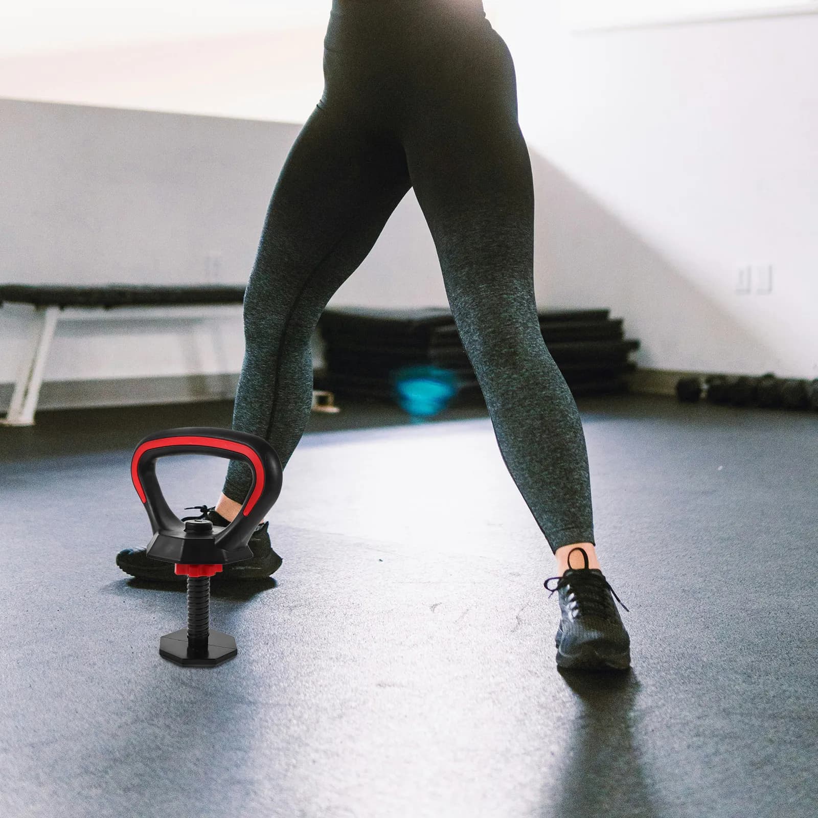 Kettlebell Handle Adjustable, Weight Training Equipment, Ideal for Internal and Exterior Use, Plastic Resistant