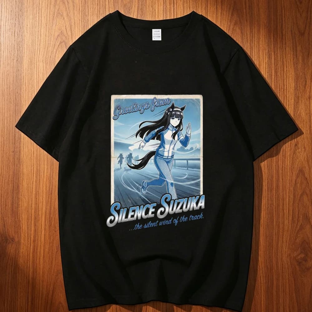 Umamusume cotton t-shirt teen hip hop Classic Pop Culture Colorful t-shirt Grunge Retro Psychedelic Breathable women Gothic
