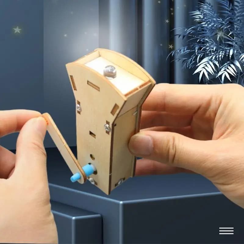 [YY35] 1 Set di Giocattoli Scientifici di Fisica, Torcia Fai-da-Te, Kit per Esperimenti Scientifici e Modellino Educativo per Bambini, Regalo