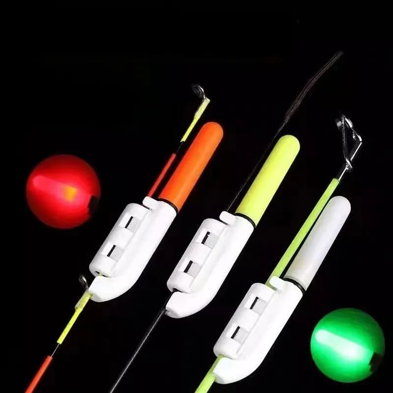 5 pezzi LED galleggiante rimovibile attrezzatura notturna pesca su roccia batteria utile canna da pesca elettronica impermeabile bastone luminoso